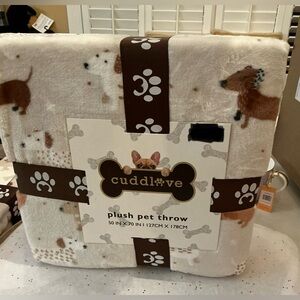 Multi Dachshund throw/ blanket 50”x70” colors for all seasons use